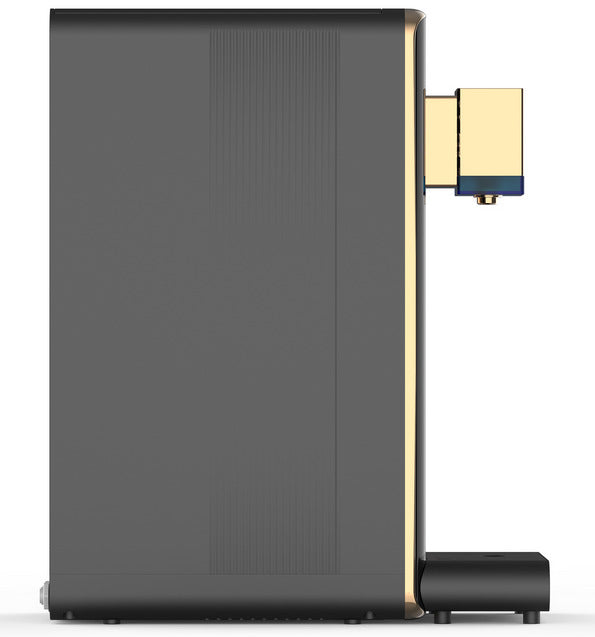 Auftisch Umkehrosmoseanlage mit Wasserstoff-Ionisator und Heißwasserfunktion